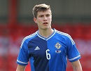 CREWE, ENGLAND - MAY 31: Patrick McNair of Northern Ireland during the International friendly match between Northern Ireland and Qatar at The Alexandra Stadium on May 31, 2015 in Crewe, England. (Photo by Dave Thompson/Getty Images)