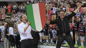 «Sir Safety Conad Perugia - Cucine Lube Civitanova» GARA 5 Finale PlayOff Scudetto. Campionato italiano di Pallavolo Maschile Serie A1 SuperLega UnipolSai presso PalaEvangelisti Perugia IT, 6 maggio 2018. Foto: Michele Benda per Sir Safety Perugia [Riferimento foto: 2018-05-06/ND5_5331]