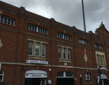 Una giornata al Craven Cottage