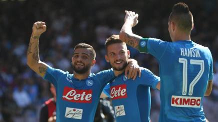 Napoli – Benevento, azzurri buona reazione in una domenica perfetta