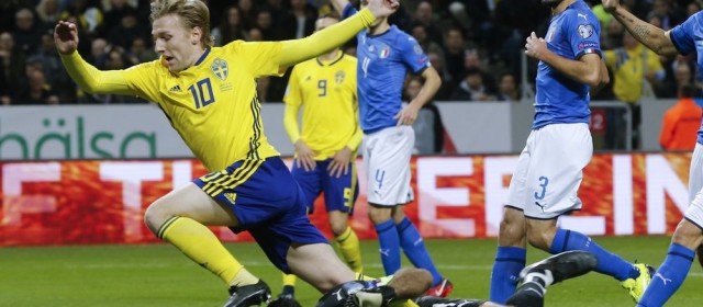 Svezia-Italia 1-0. E ora, la strada per Russia 2018 si complica…