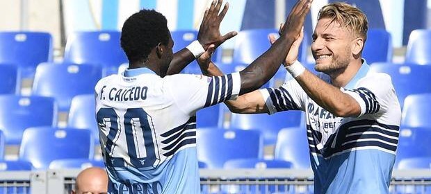 Lazio, la coppia Caicedo – Immobile funzione : 4-1 al Genoa