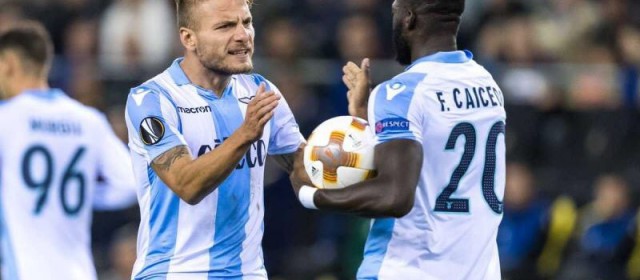 Lazio, Caicedo – Immobile in avanti per calare il poker