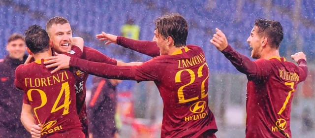Dzeko goal e la Roma ad un solo punto dalla Champions!